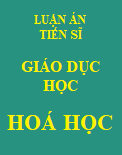 Luận án tiến sĩ Bồi dưỡng học sinh giỏi hóa học ở trường phổ thông trung học