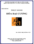 Thực hành thực hành Hóa đại cương