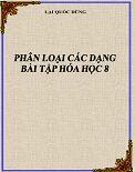 Phân loại các dạng bài tập hóa học 8-Lại Quốc Dũng