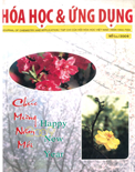 Tạp chí Hóa học và Ứng dụng số 1(85)/2009