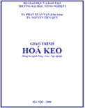 Giáo trình Hóa keo- TS. Nguyễn Xuân Vận