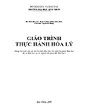 Giáo trình thực hành Hóa lí- Trường ĐH Quy Nhơn