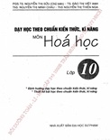 Dạy theo chuẩn kiến thức, kĩ năng môn Hóa học 10- Nguyễn Thị Sửu