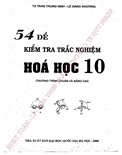 54 Đề Kiểm Tra Trắc Nghiệm Hóa Học Lớp 10- Trần Trung Ninh