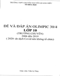 Đề chính thức và đáp án HSG Olympic 30/4 Hóa học khối 10 ( 2006 – 2023)