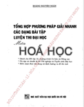 Tổng hợp phương pháp giải nhanh các dạng bài tập LTĐH môn hóa học- Hoàng Nguyên Ngân