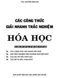 Các công thức giải nhanh trắc nghiệm hóa học- Nguyễn Đình Độ