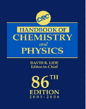 CRC Handbook of Chemistry and Physics 86th Edition- David R. Lide