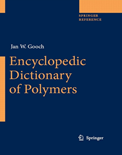 Encyclopedic Dictionary of Polymers- Jan W. Gooch