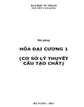 Bài giảng hóa đại cương 1- Nguyễn Văn Đáng- ĐHSP Đà Nẵng
