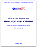 Sách hướng dẫn học tập Hóa đại cương (cơ sở lý thuyết cấu tạo chất & lý thuyết)