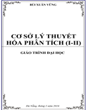 Cơ Sở Lý Thuyết Hóa Phân Tích (I-II)- Bùi Xuân Vững