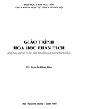 Giáo trình hóa học phân tích- Nguyễn Đăng Đức