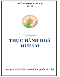 Giáo trình thực hành hóa hữu cơ- ĐH Đà Lạt