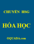 Kỳ thi chọn HSG quốc gia hóa học THPT năm 2024-2025- Bộ GD ĐT