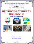Hệ thống lý thuyết hóa học 10 GDPT 2018 (WORD)