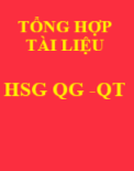 Tuyển tập tài liệu hóa học  luyện  HSG QUỐC GIA- OLYMPIC