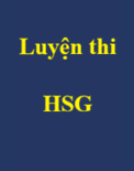 Khóa luyện thi HSG hóa học