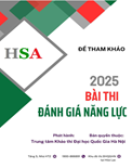 Bài thi đánh giá năng lực minh họa 2025- ĐQGG HN
