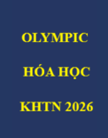 Đề thi và Đáp án Olympic Hoá học và Khoa học Tự nhiên, môn Hoá học, lớp 11, năm 2026