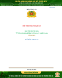 Đề minh họa thi đánh giá của Bộ công an (4 mã đề)