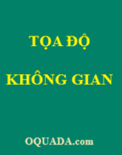 Bài tập ôn chương phương pháp tọa độ trong không gian – Võ Thành Lâm